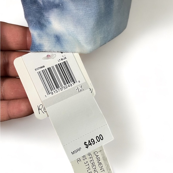 Rebellious One Trendy Plus Size Tie-Dyed Waffle-Knit Top, Size 1X | New - Picture 5 of 7